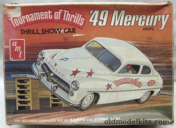 AMT 1/25 Tournament of Thrills 1949 Mercury - 2 Door Coupe Thrill Show Car, T446-300 plastic model kit